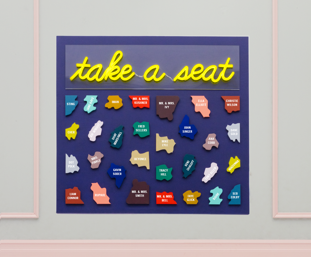 Take a Seat Neon Design | Neon Decor
