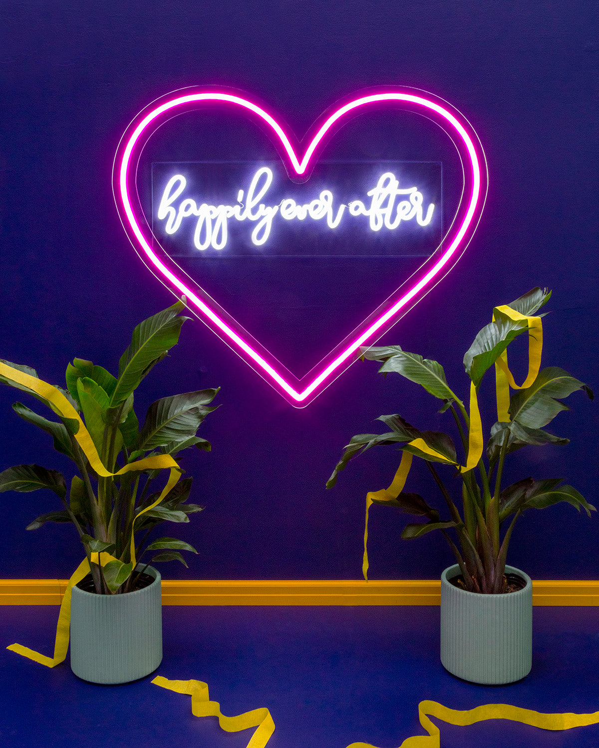 happily ever after in a neon heart