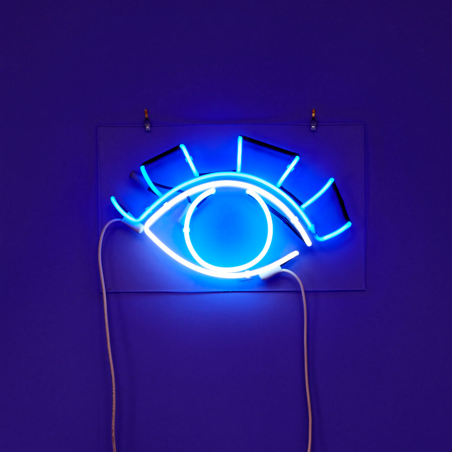 eye shaped neon decoration