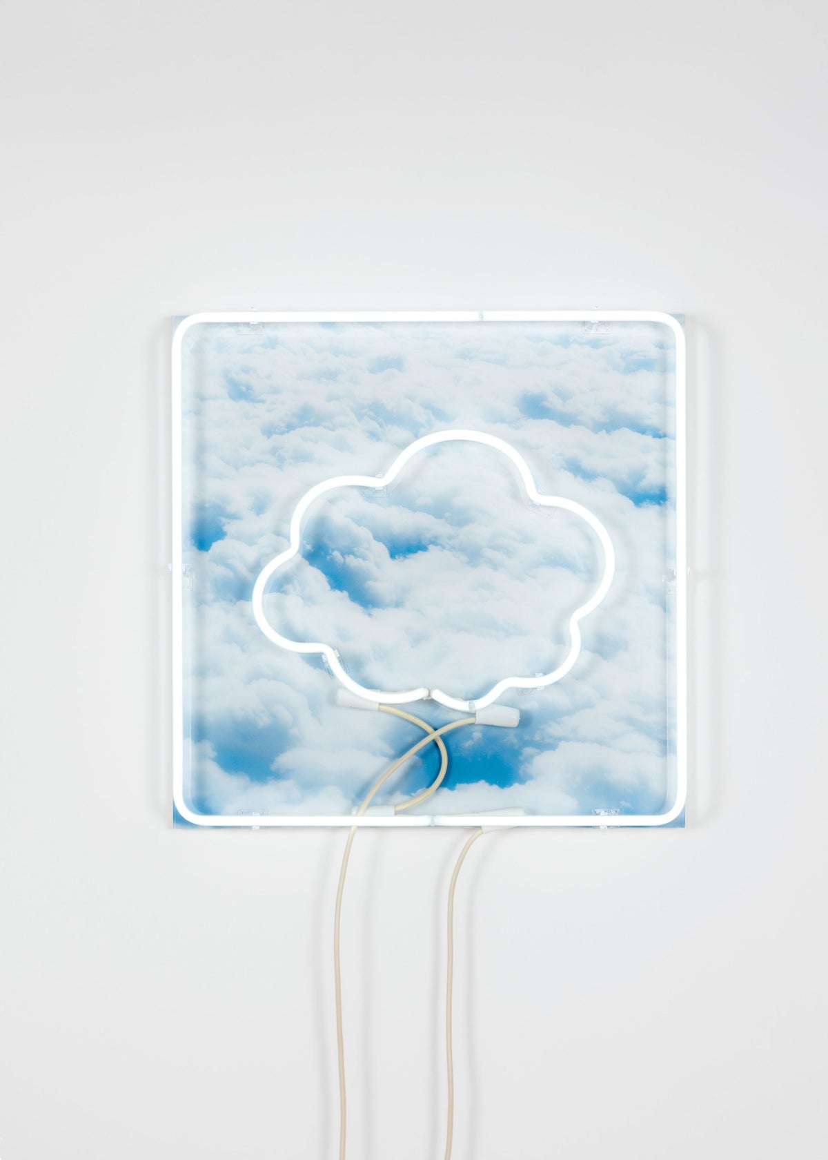 cloud on clouds neon sign