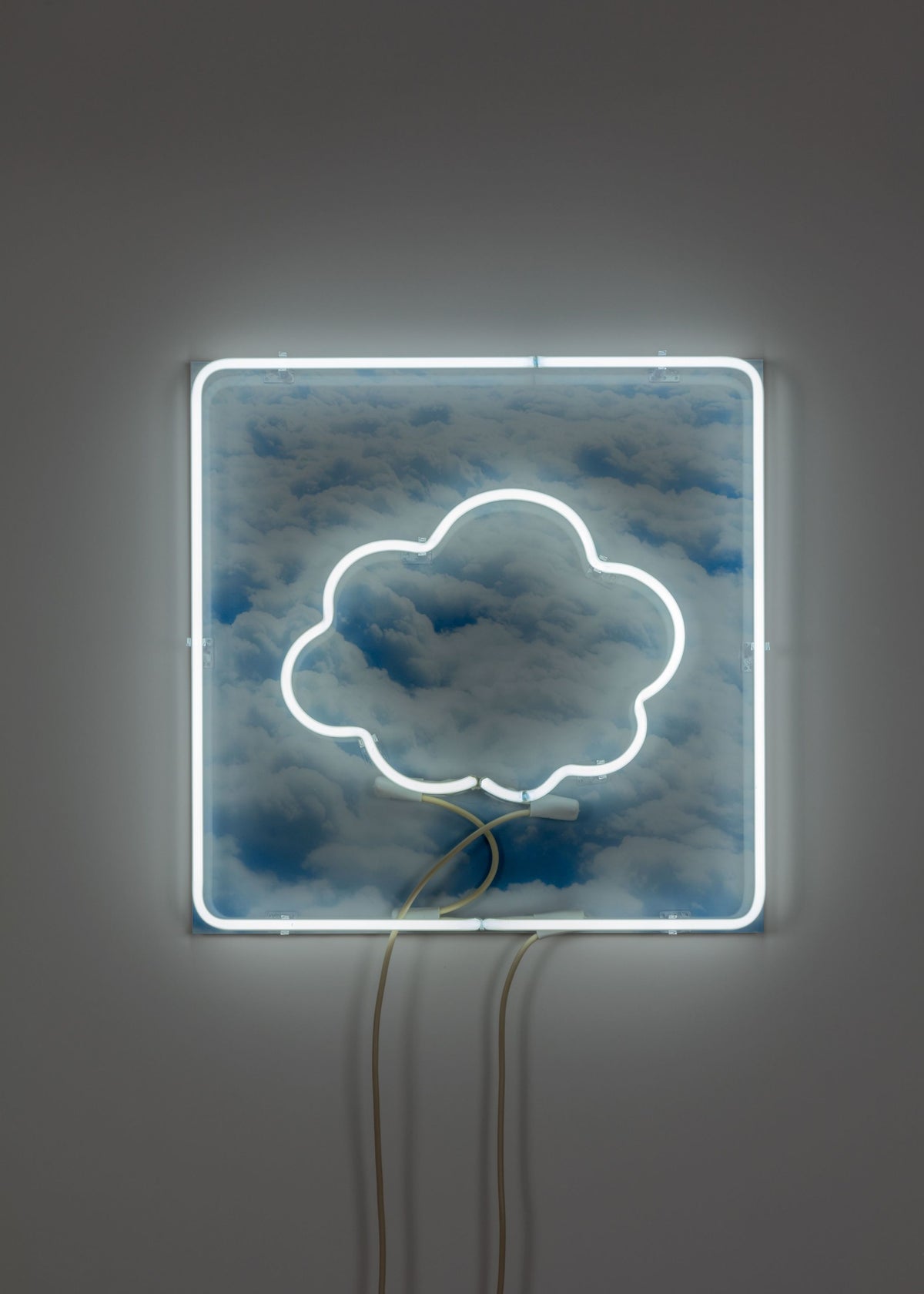 cloud on clouds neon sign