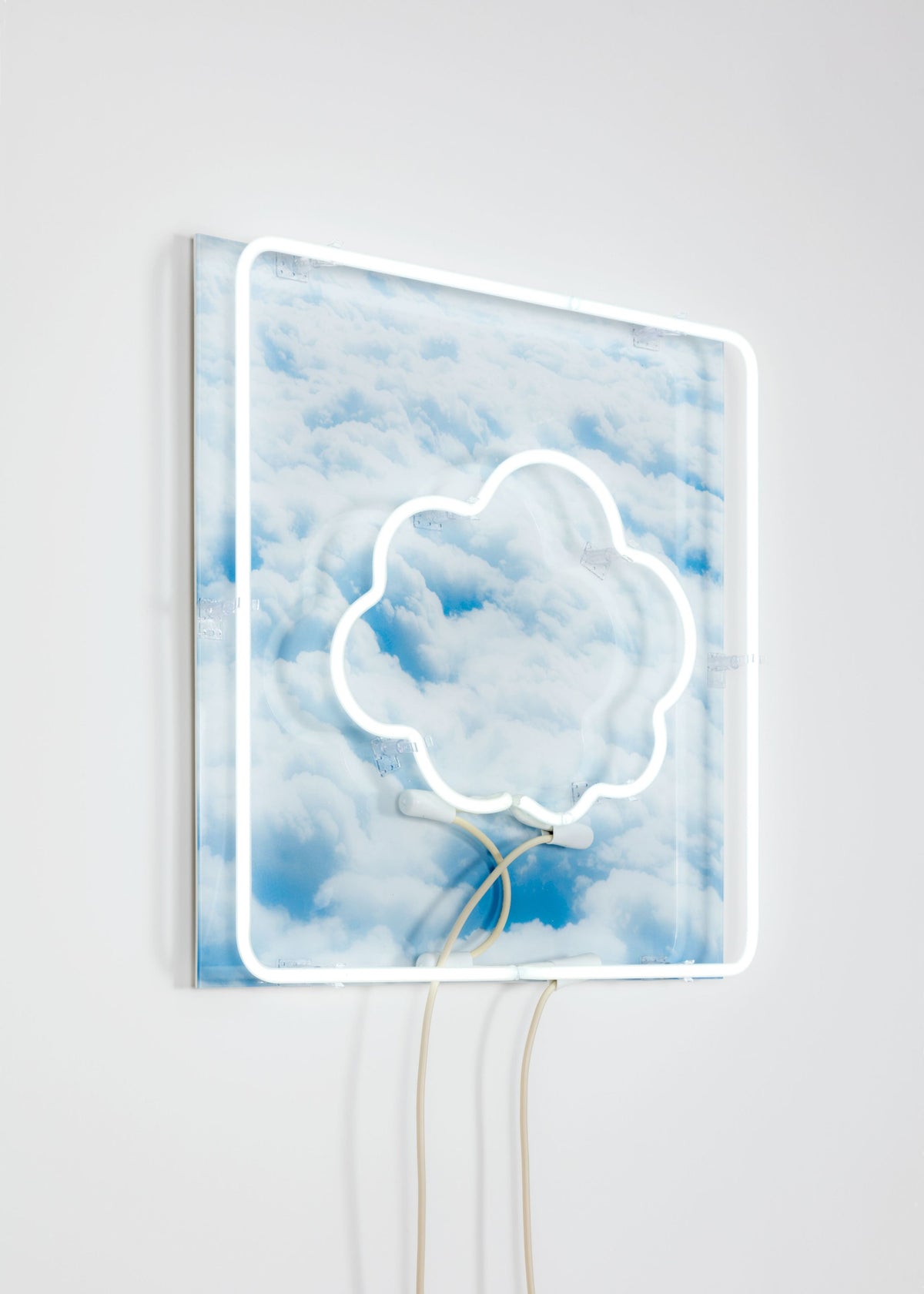 cloud on clouds neon sign