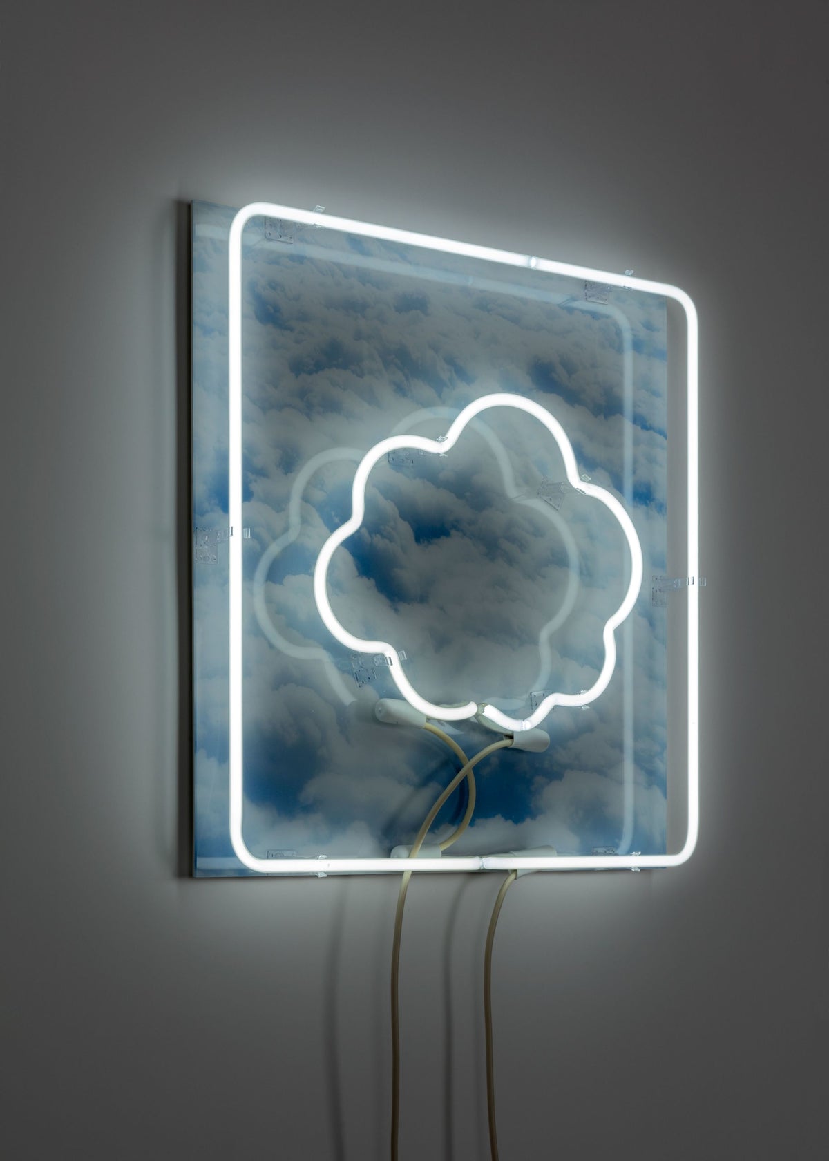 cloud on clouds neon sign