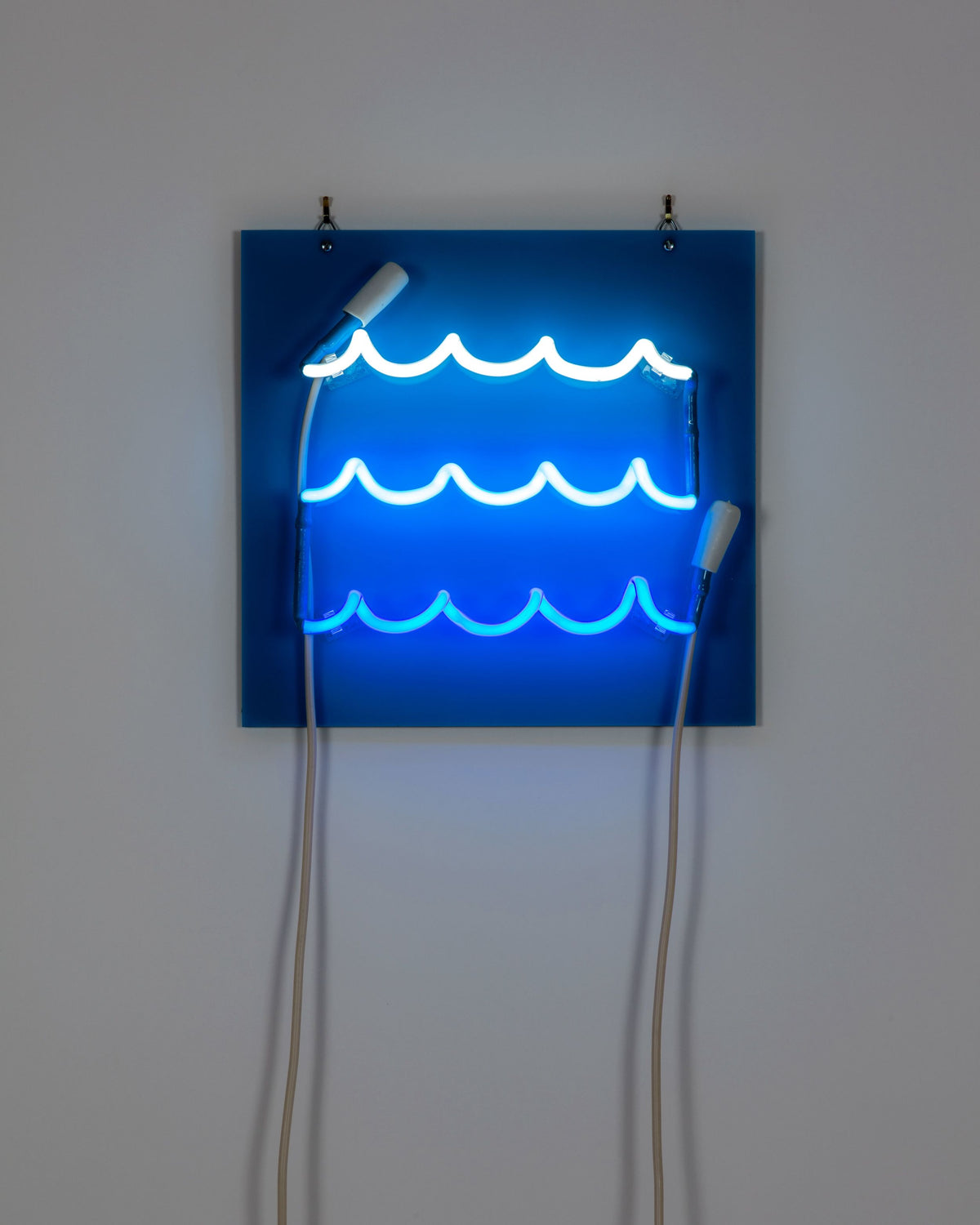 neon light decor waves