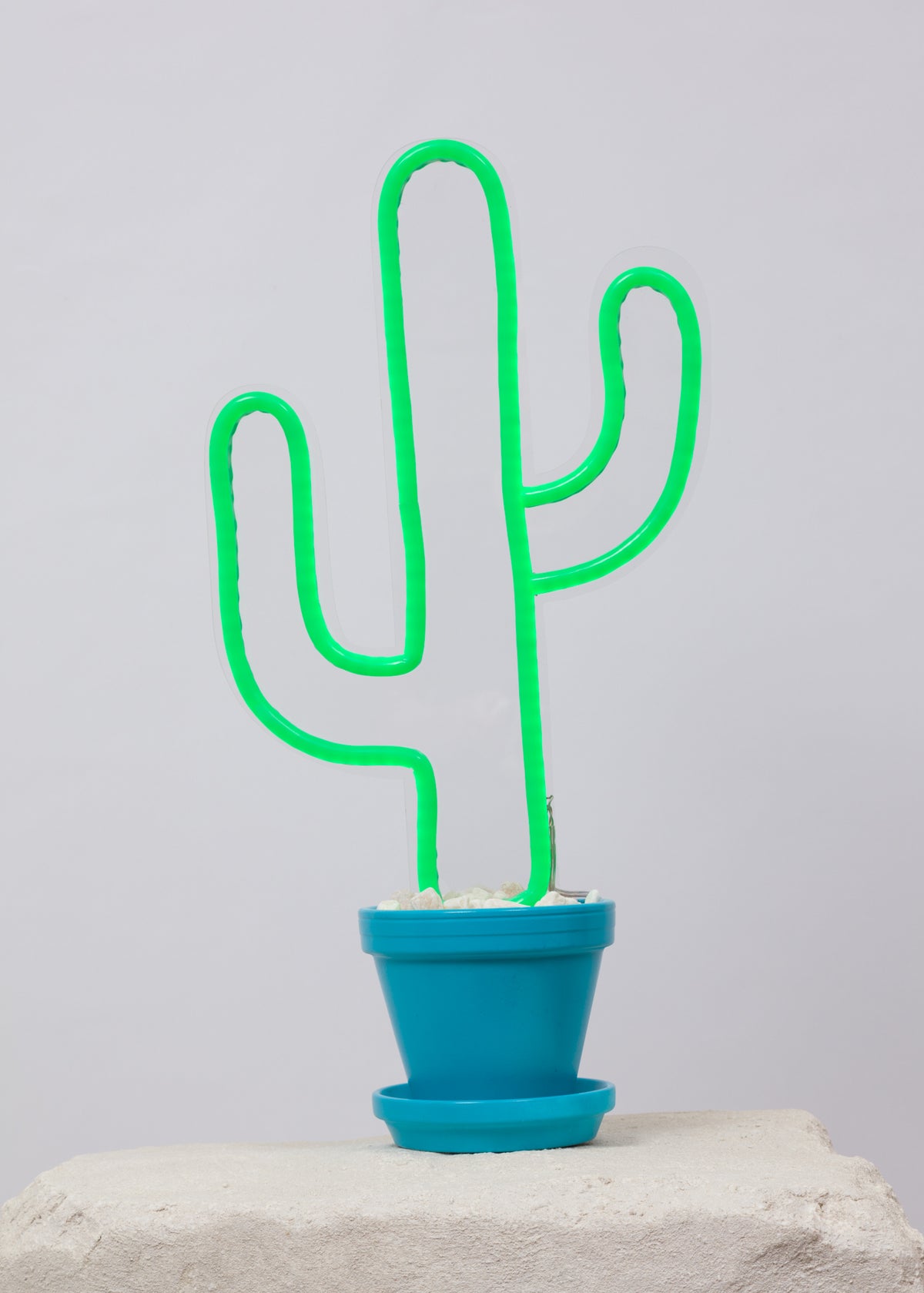 classic cactus shaped neon decor