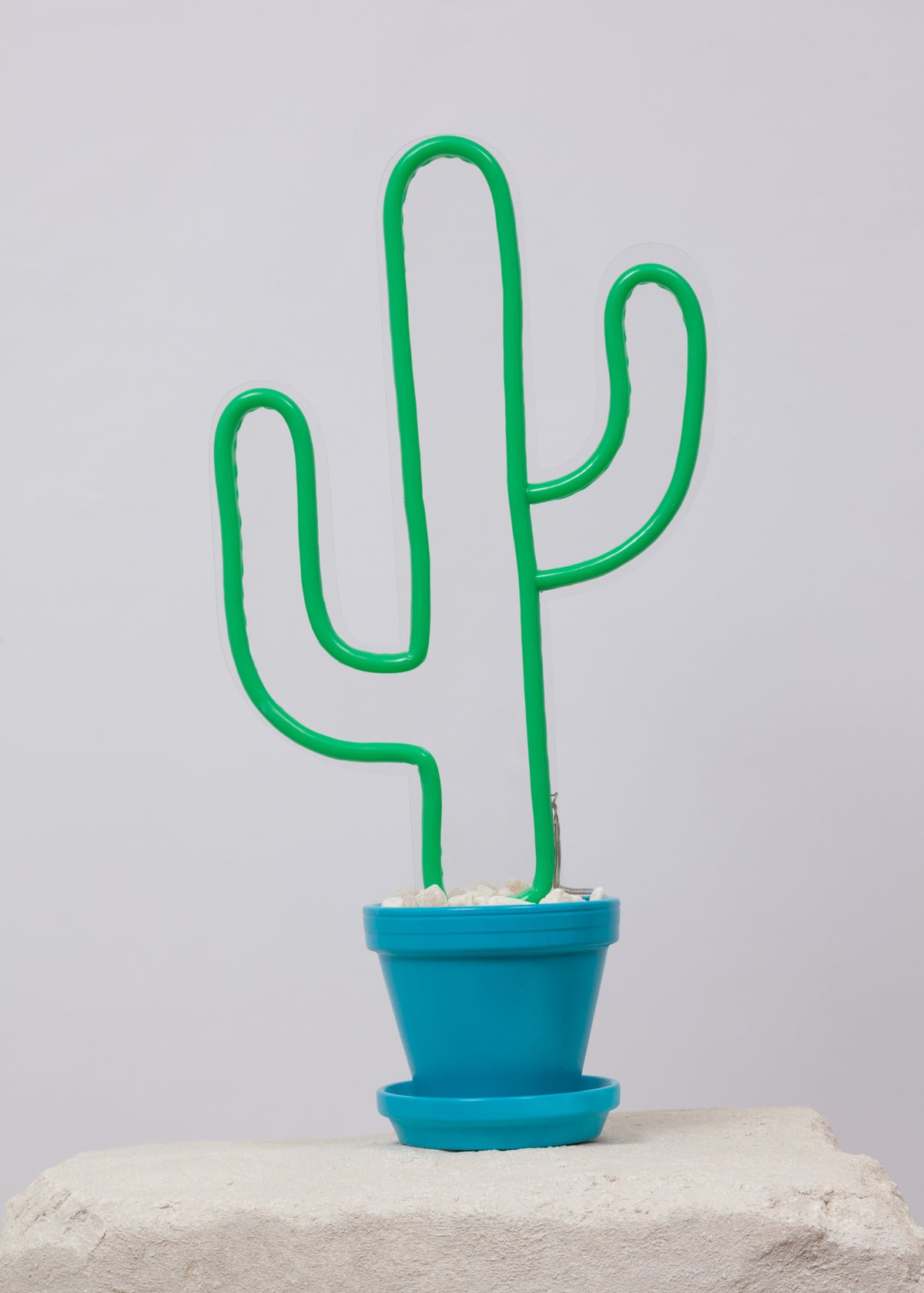 classic cactus shaped neon decor