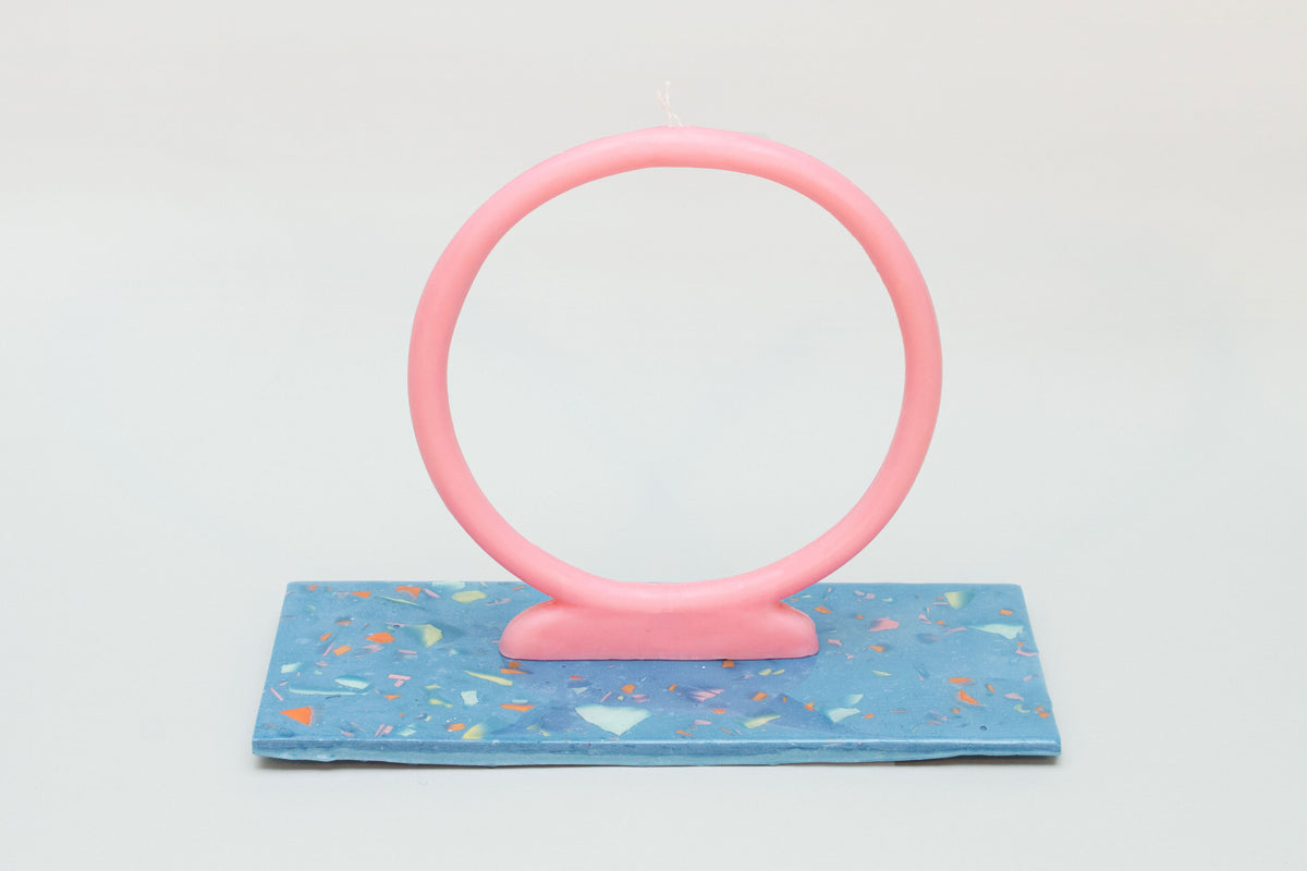 Circle Candle with base