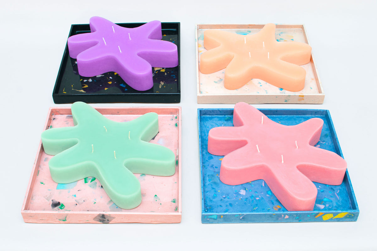 Scented Candle - Splat Design